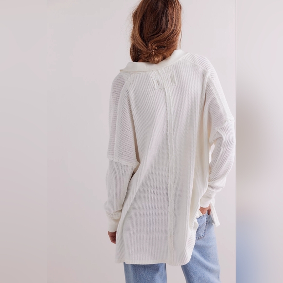 FREE PEOPLE We The Free Travis Polo/Ivory - Picture 3 of 8